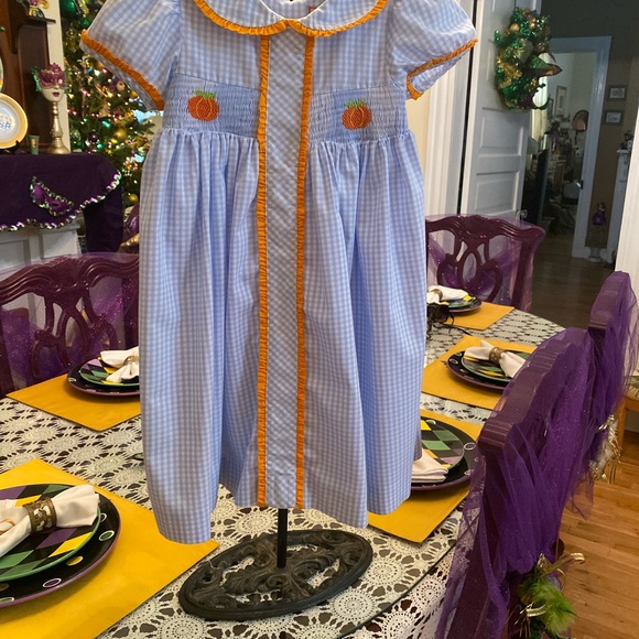 Bella Mia Kids Smocked Toddler Girls Dress size 4T - Picture 3 of 16